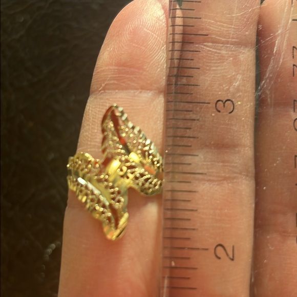 Vintagege 14k solid yellow gold ring mesh - Picture 8 of 9